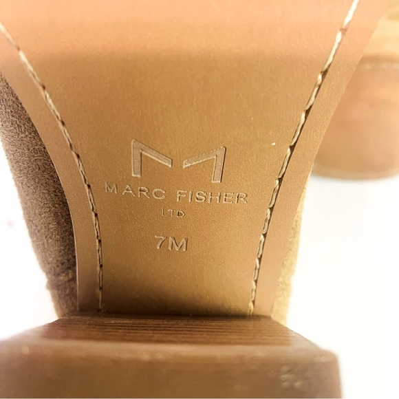 Marc Fisher Oshay Suede Leather Pointed Toe Bootie Size 7 - Picture 9 of 9